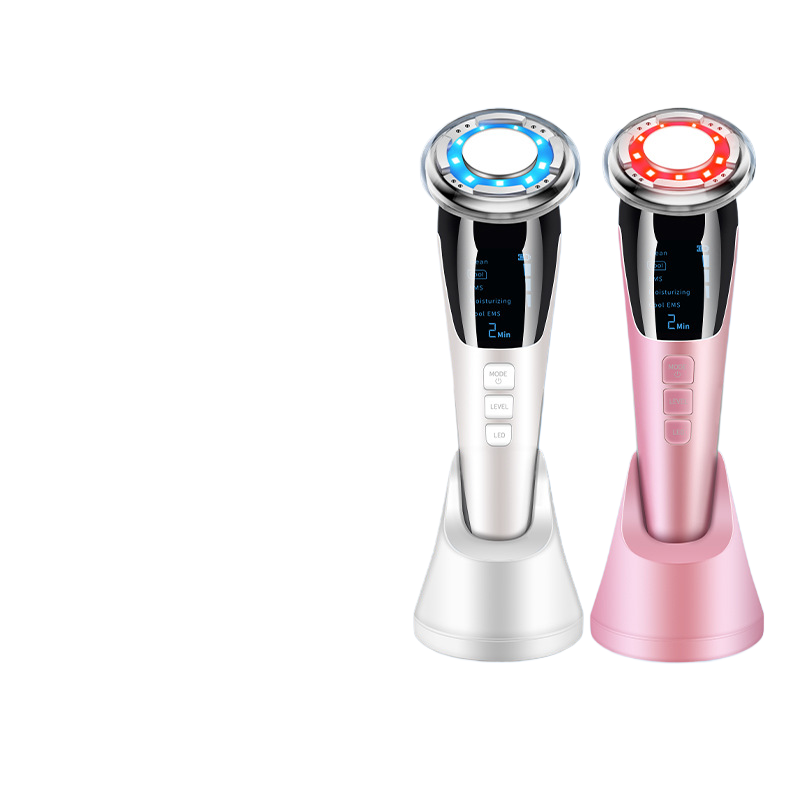 Microcurrent facial beauty device