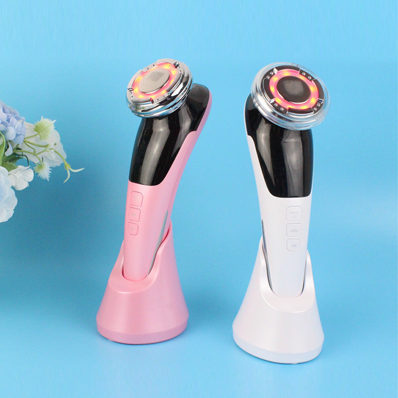 Microcurrent facial beauty device